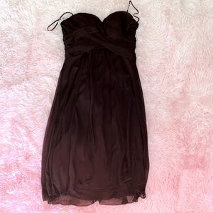 Brown Flowy Mini Sundress Windsor